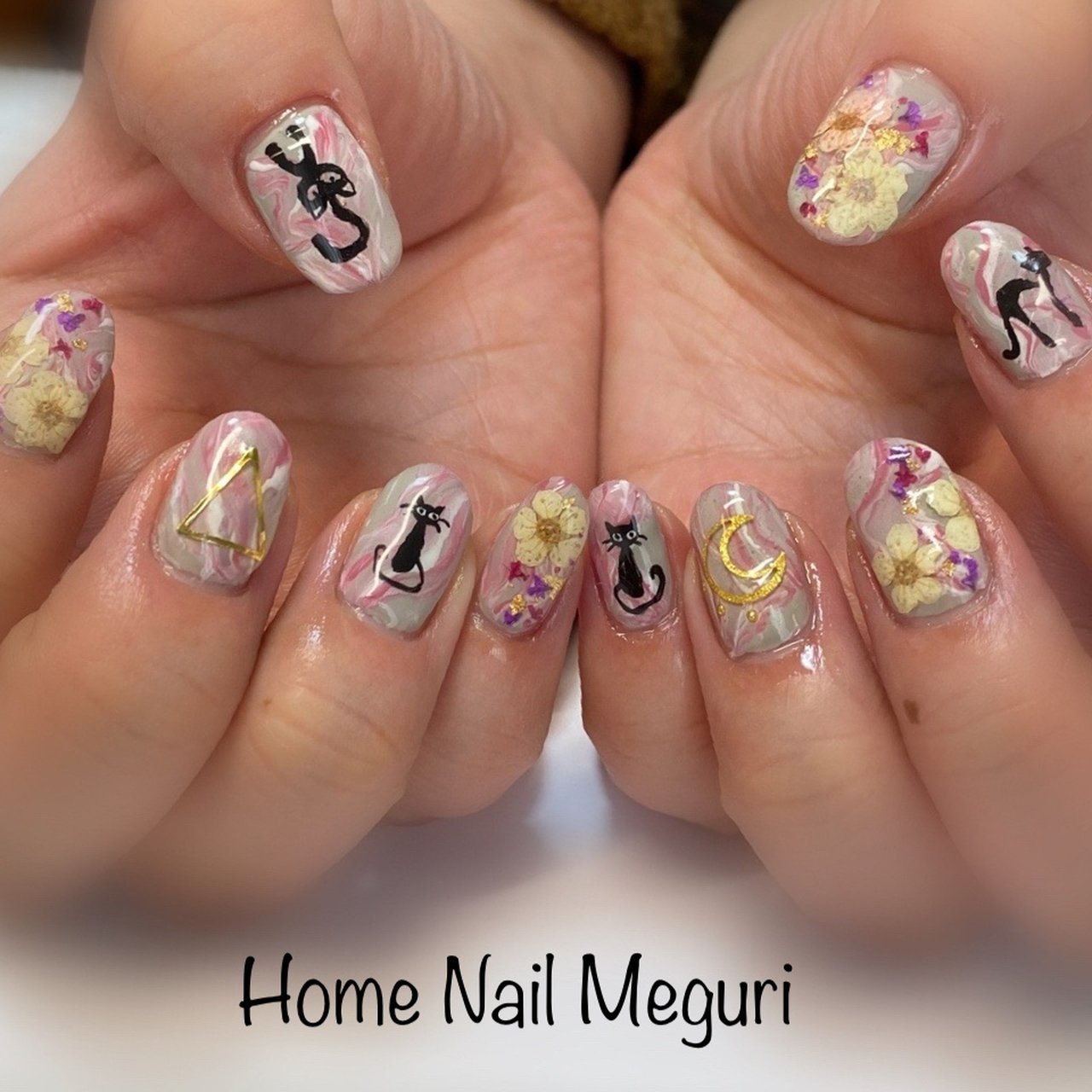 Home Nail Meguriのネイルデザイン No ネイルブック
