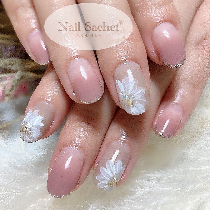 春 秋 冬 オールシーズン フレンチ 東京nailsachet ネイルサシェのネイルデザイン No ネイルブック