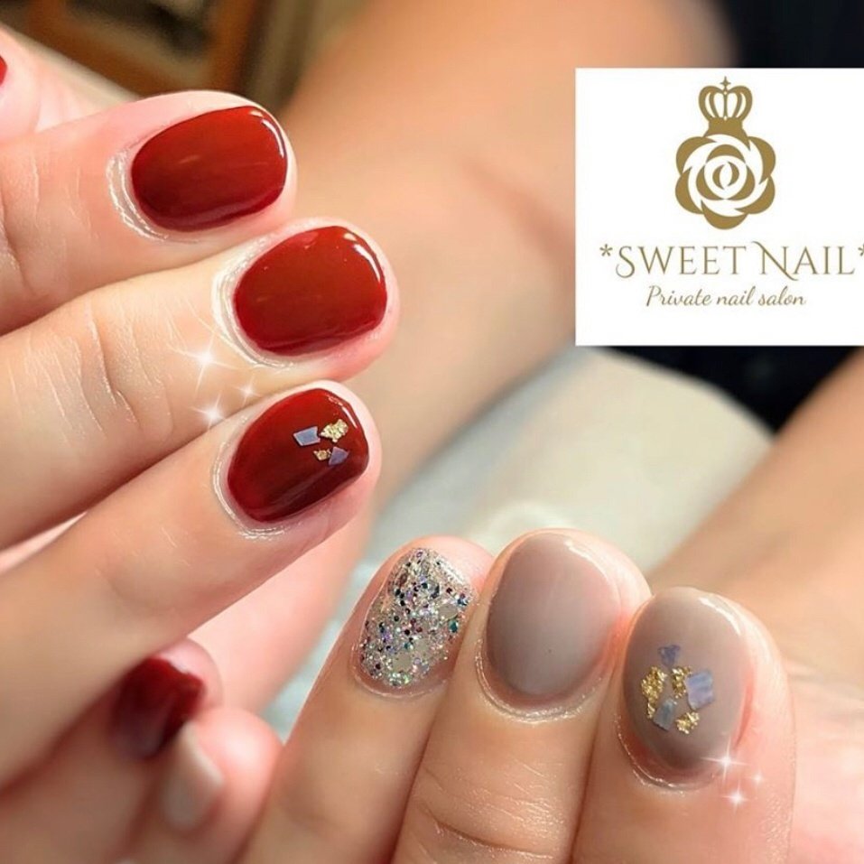 冬 オールシーズン バレンタイン 旅行 ハンド 大阪府八尾市ネイルサロン Sweet Nail のネイルデザイン No ネイル ブック