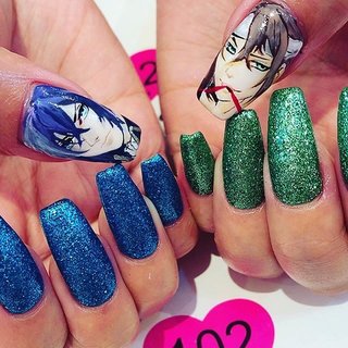 薄桜鬼ネイルのネイルデザイン｜ネイルブック