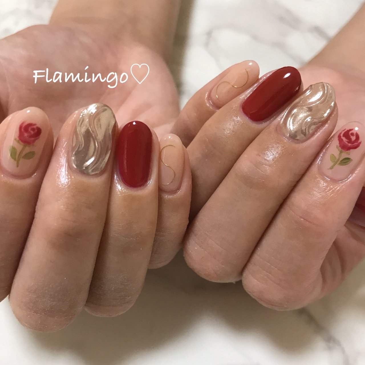 春 デート 女子会 ハンド シンプル Magichour317のネイルデザイン No ネイルブック