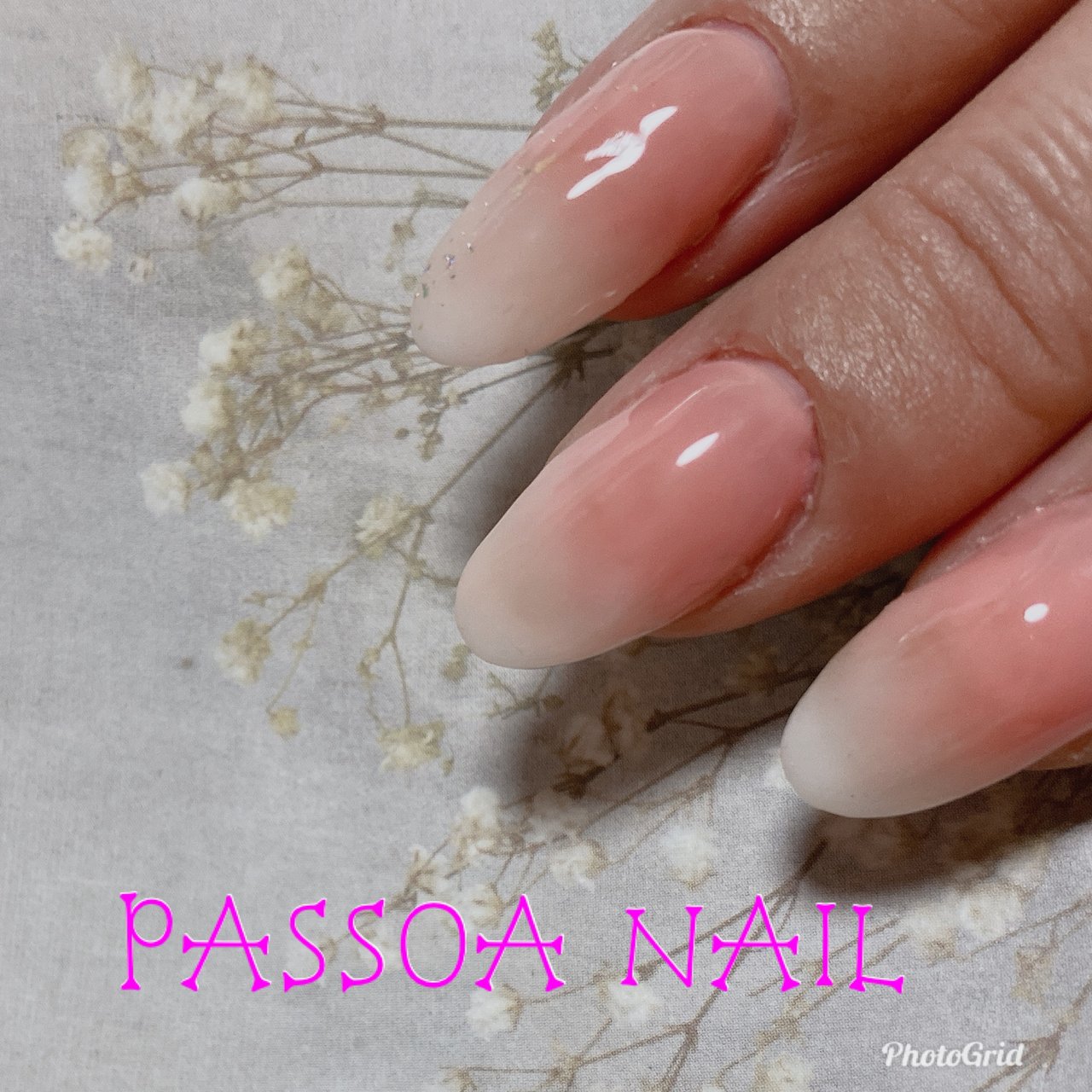 オールシーズン ハンド グラデーション ロング ホワイト Passoa Nailのネイルデザイン No ネイルブック