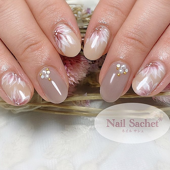 春 冬 オールシーズン オフィス ワンカラー 東京nailsachet ネイルサシェのネイルデザイン No ネイルブック