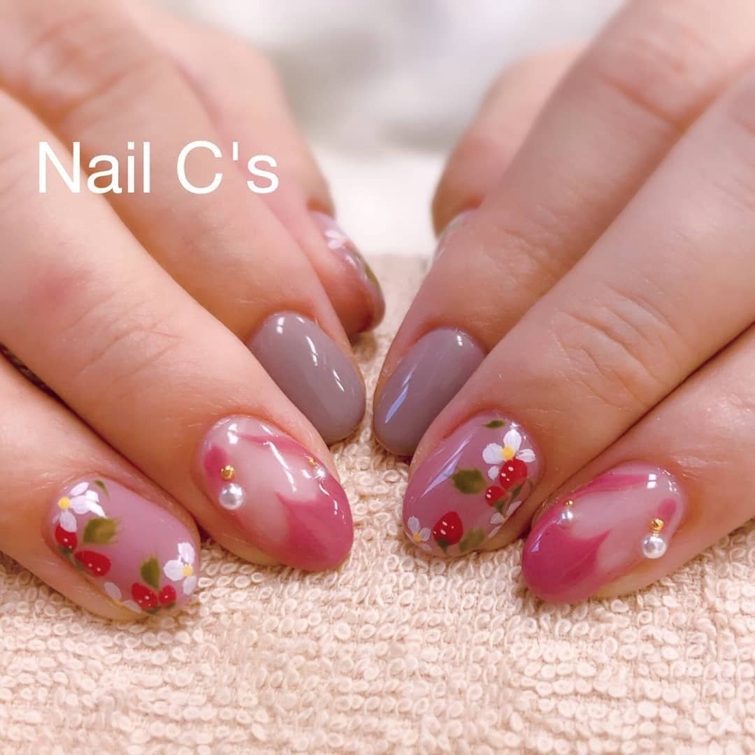 春 冬 オールシーズン バレンタイン ハンド Yumi Yoshikura Nail C S ネイルシーズ のネイル デザイン No ネイルブック