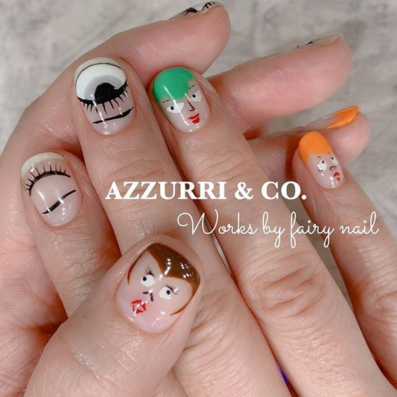 オールシーズン ハンド 痛ネイル キャラクター ショート Fairy Nailのネイルデザイン No ネイルブック