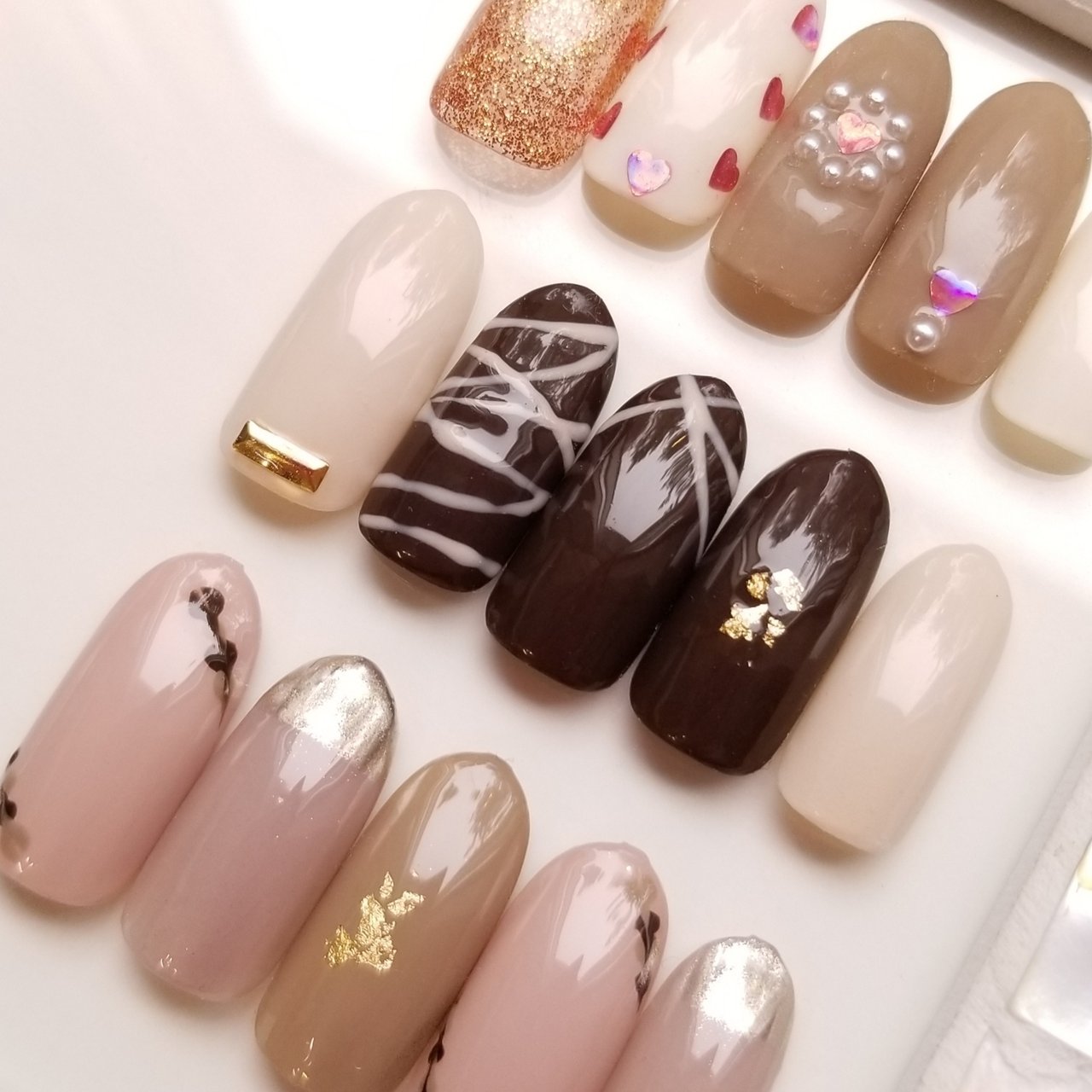 バレンタイン ハンド シンプル ラメ ワンカラー R3nailのネイルデザイン No ネイルブック