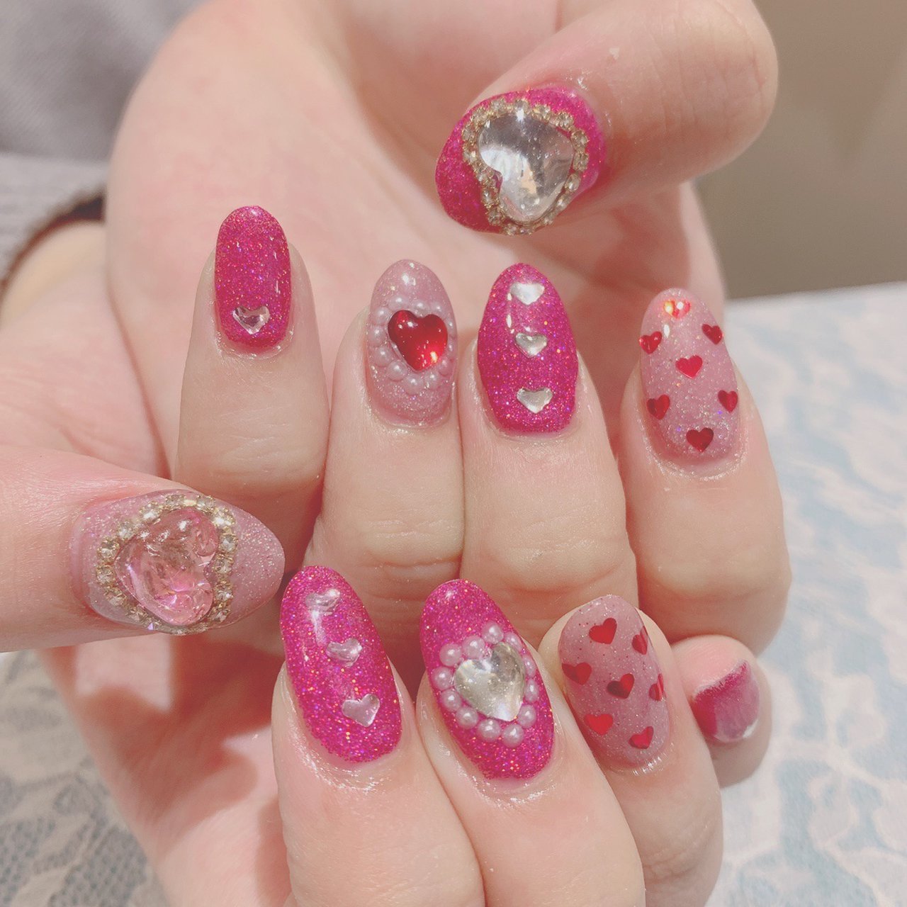 キョン ネイルパーツ ネコポス送料無料】ラインストーン Vカットビジューマルチパーツ