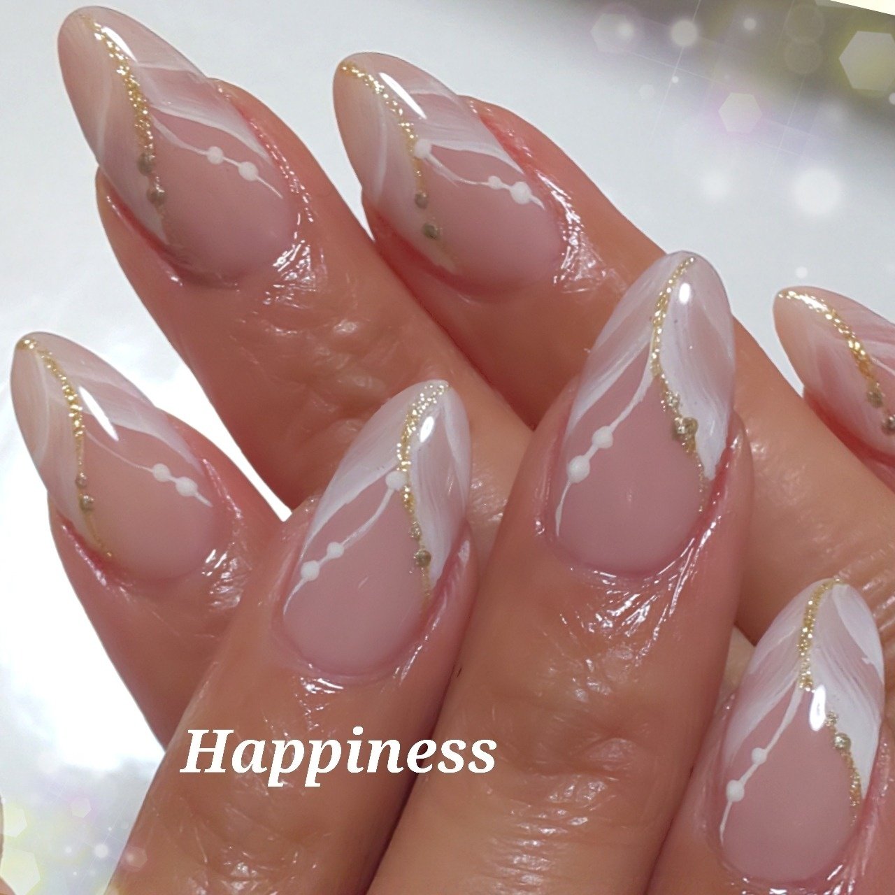 オールシーズン オフィス ブライダル デート ハンド Nail Salon Happinessのネイルデザイン No 5025483 ネイルブック