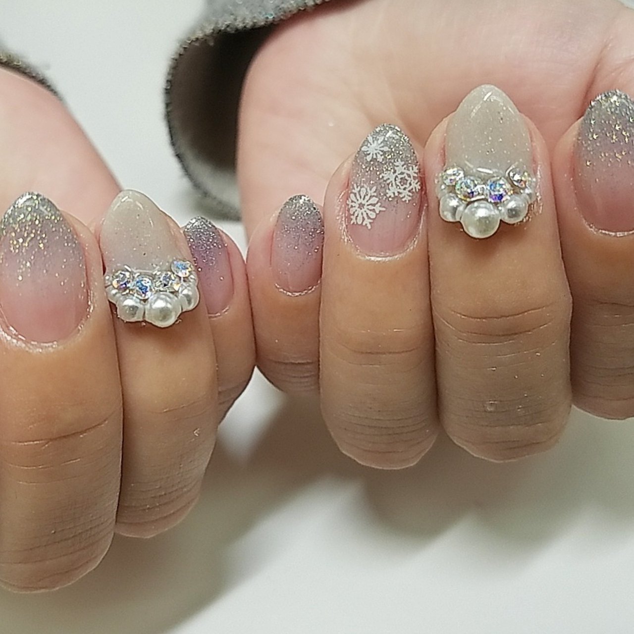 冬 バレンタイン クリスマス デート ハンド Risa 稲毛coconail のネイルデザイン No ネイルブック