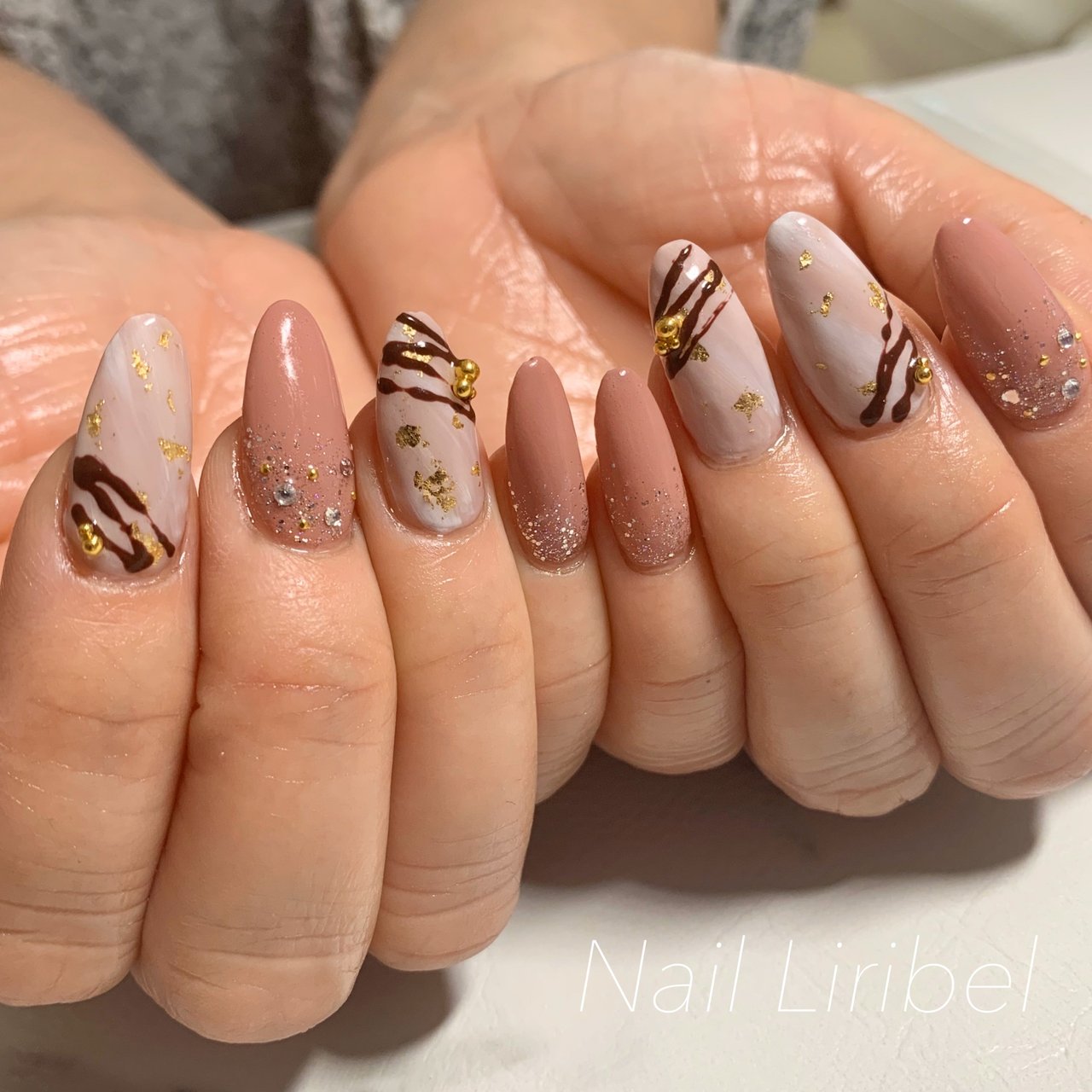 冬 バレンタイン デート グラデーション ホログラム Nail Liribel ネイルリリベル のネイルデザイン No ネイル ブック