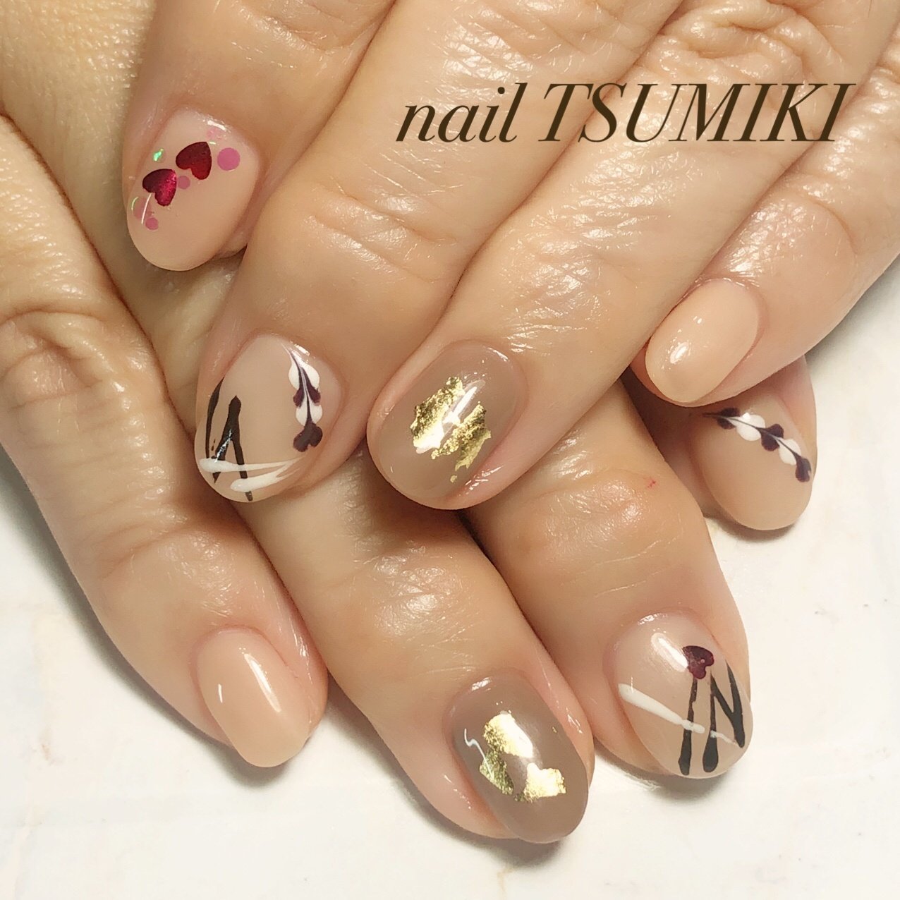 冬 バレンタイン パーティー 女子会 ハンド Aikoのネイルデザイン No ネイルブック