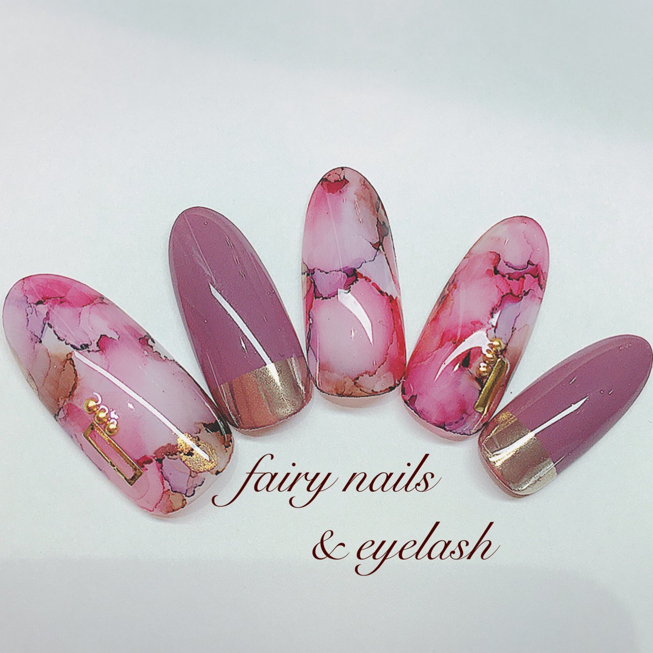 春 夏 ハンド タイダイ 大理石 Fairy Nails Eyelash フェアリーネイルズ アイラッシュのネイルデザイン No ネイルブック