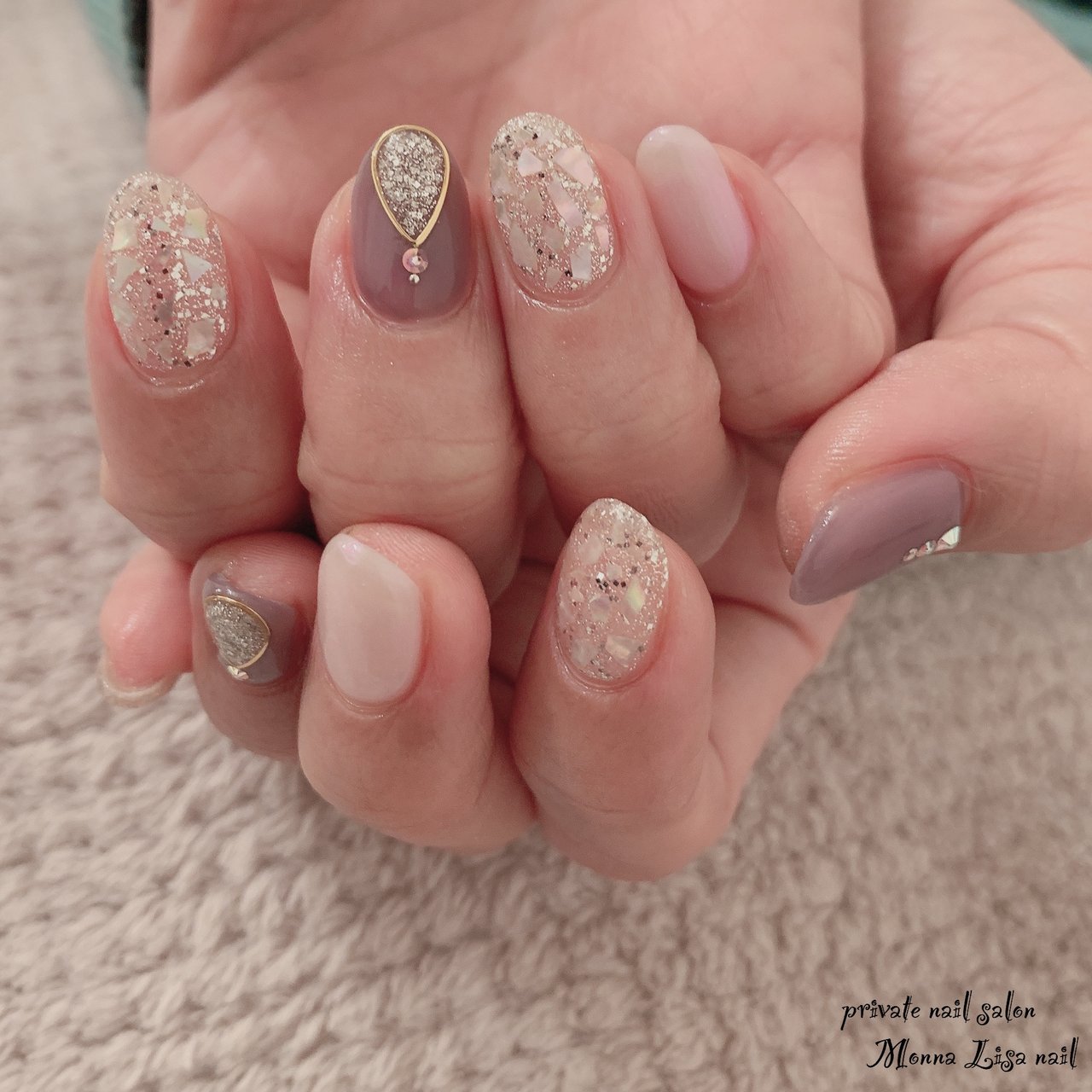 ハンド お客様 横須賀monna Lisa Nailのネイルデザイン No 5028895