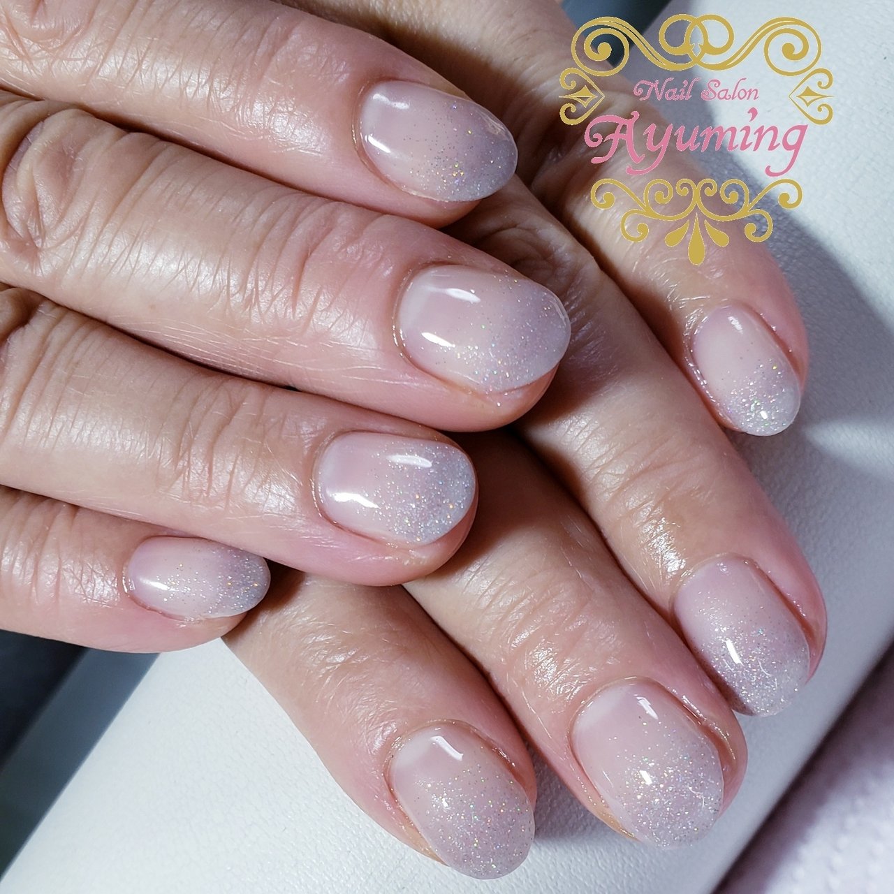 冬 オフィス シンプル グラデーション ラメ Ayumingnailのネイルデザイン No ネイルブック