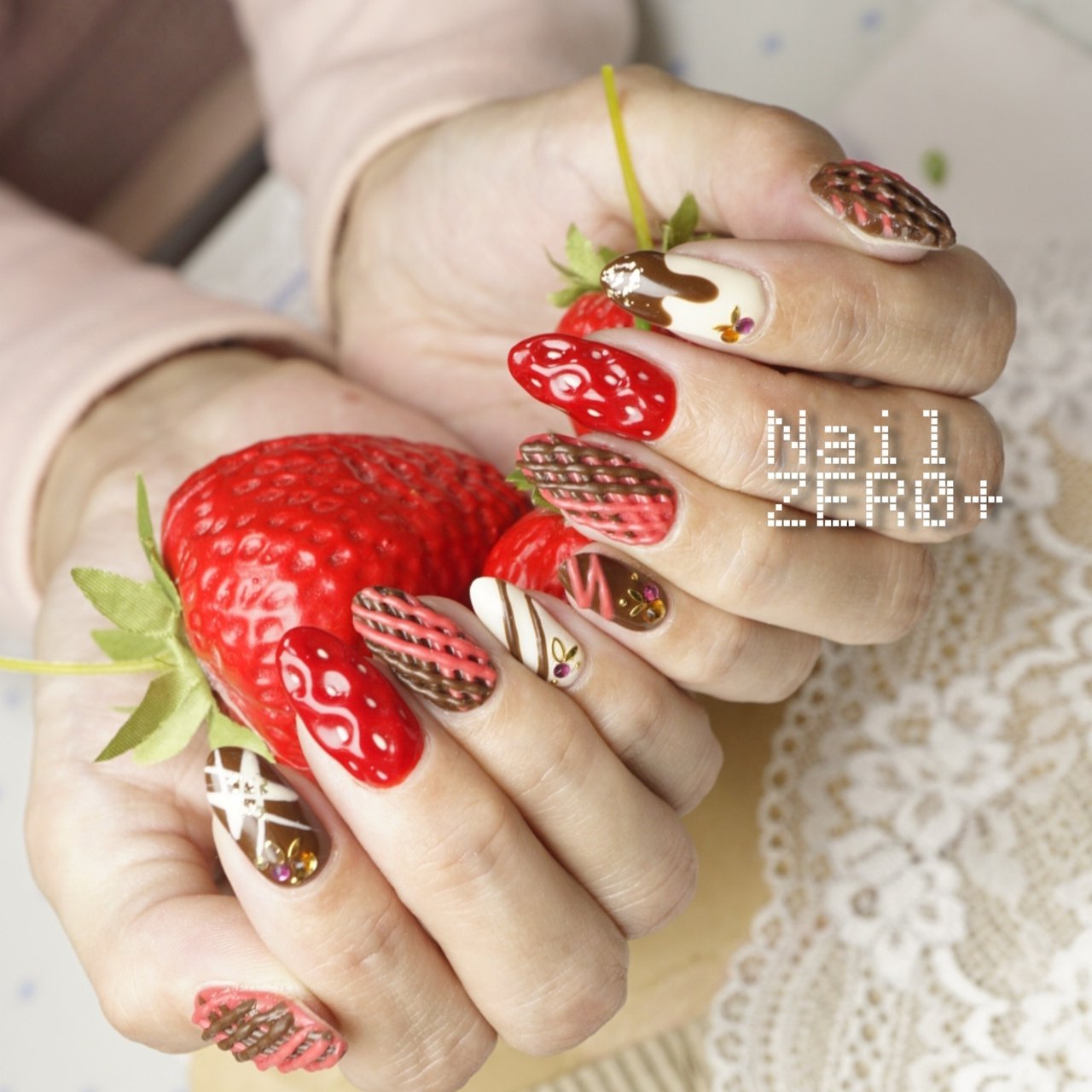 バレンタイン パーティー デート 女子会 ハンド 塩見隼人 池袋 ネイルゼロプラスのネイルデザイン No ネイルブック