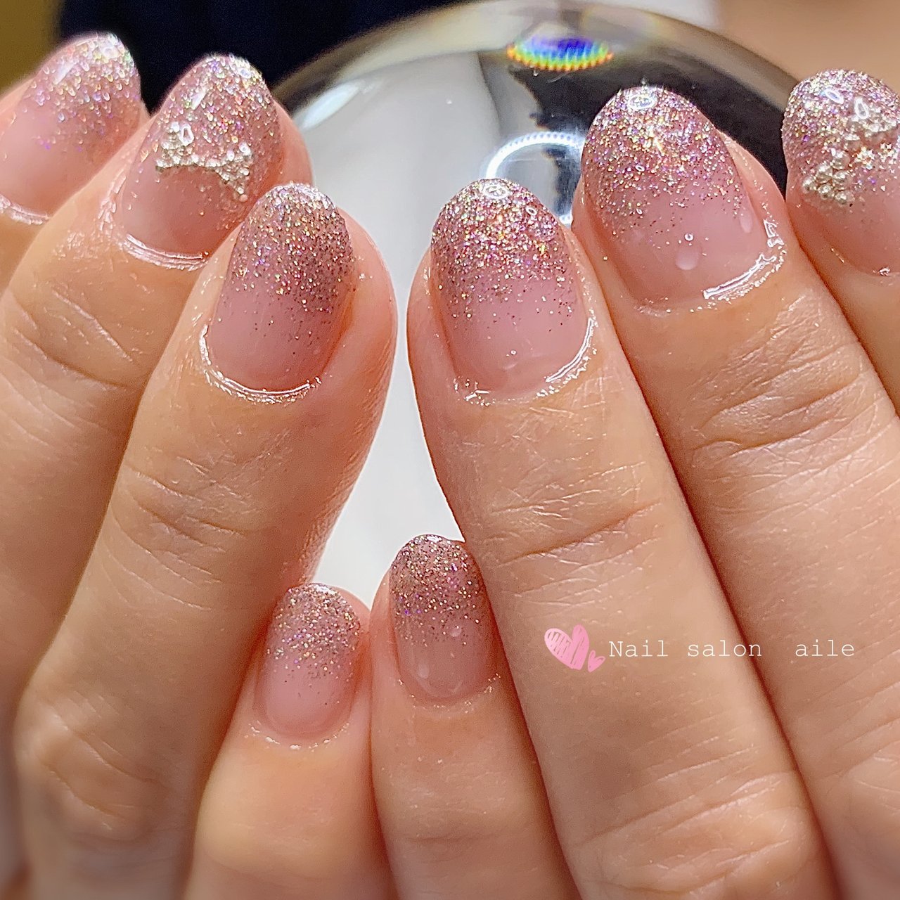 オールシーズン オフィス ハンド シンプル グラデーション Nail Salon Aileのネイルデザイン No ネイルブック