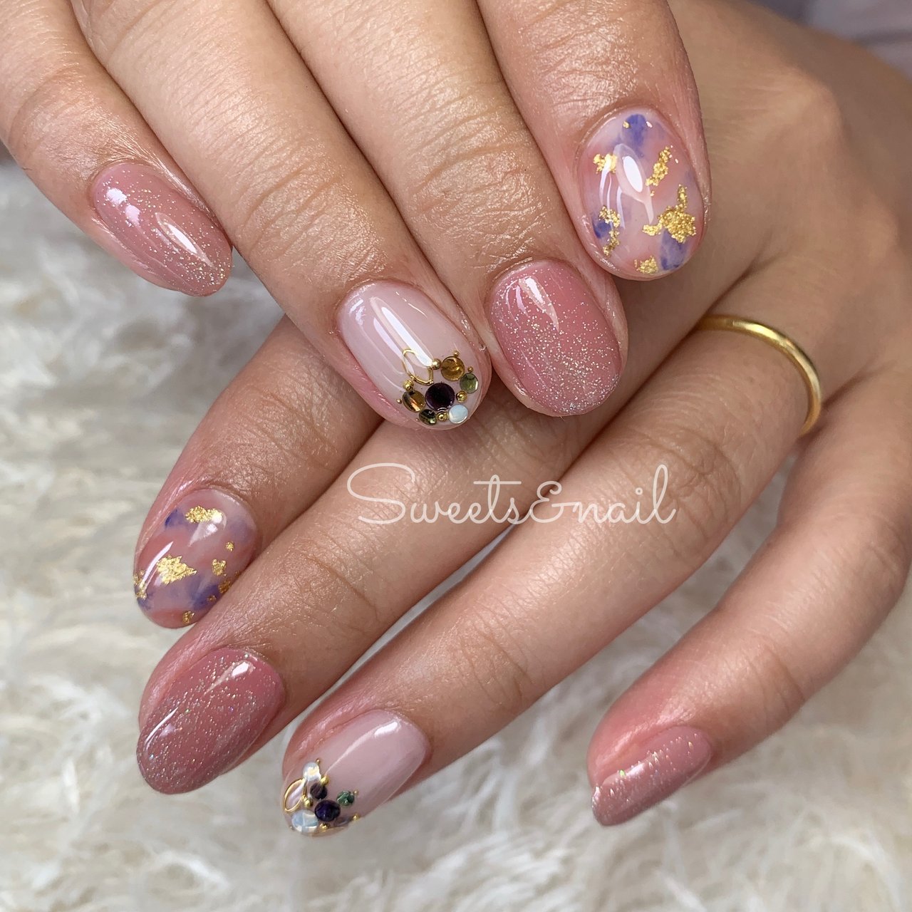 春 オールシーズン バレンタイン 女子会 ハンド Sweets Nailのネイルデザイン No ネイルブック