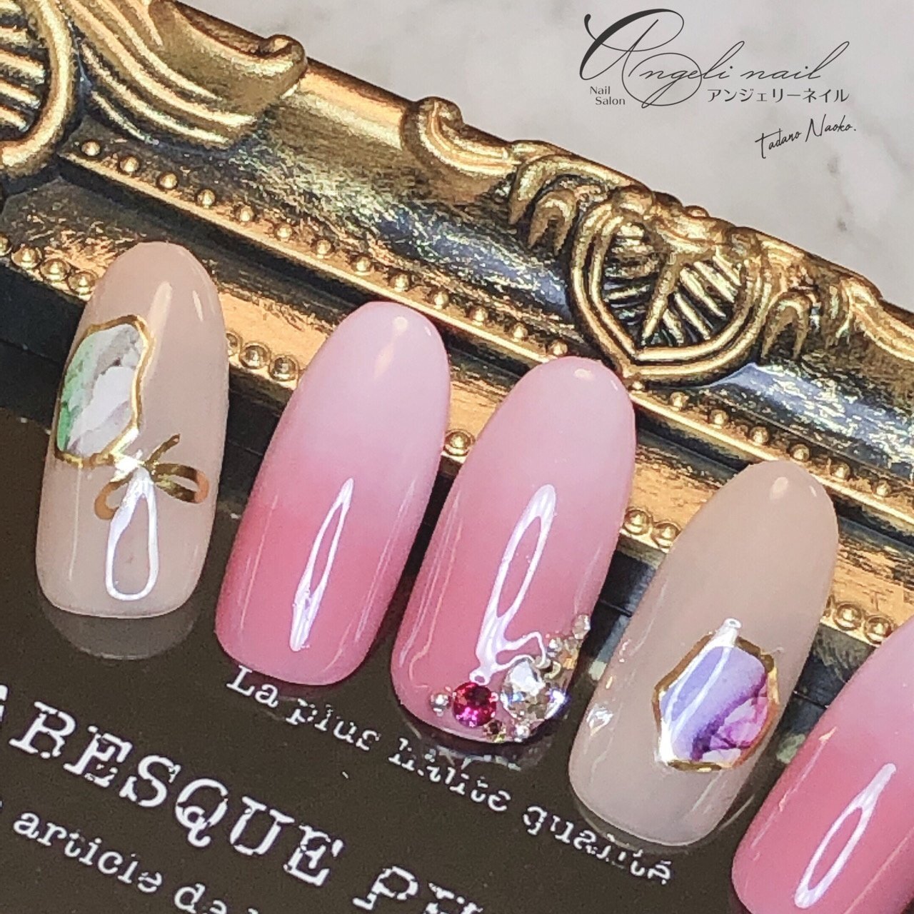 冬 オールシーズン ハンド シンプル グラデーション 北広島市ネイルサロン Angeli Nailのネイルデザイン No ネイル ブック