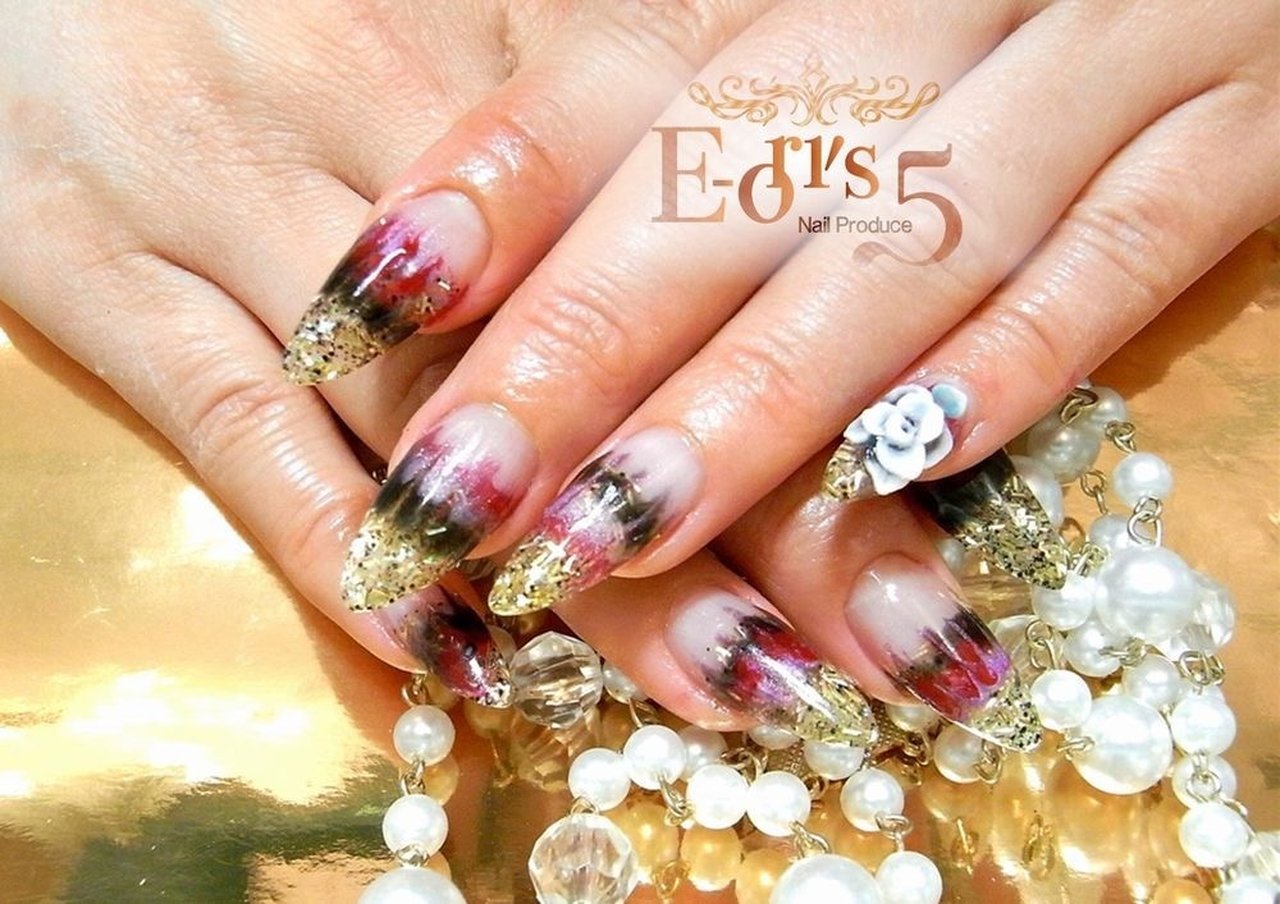 春 お正月 成人式 卒業式 ハンド E 5 N Pのネイルデザイン No ネイルブック