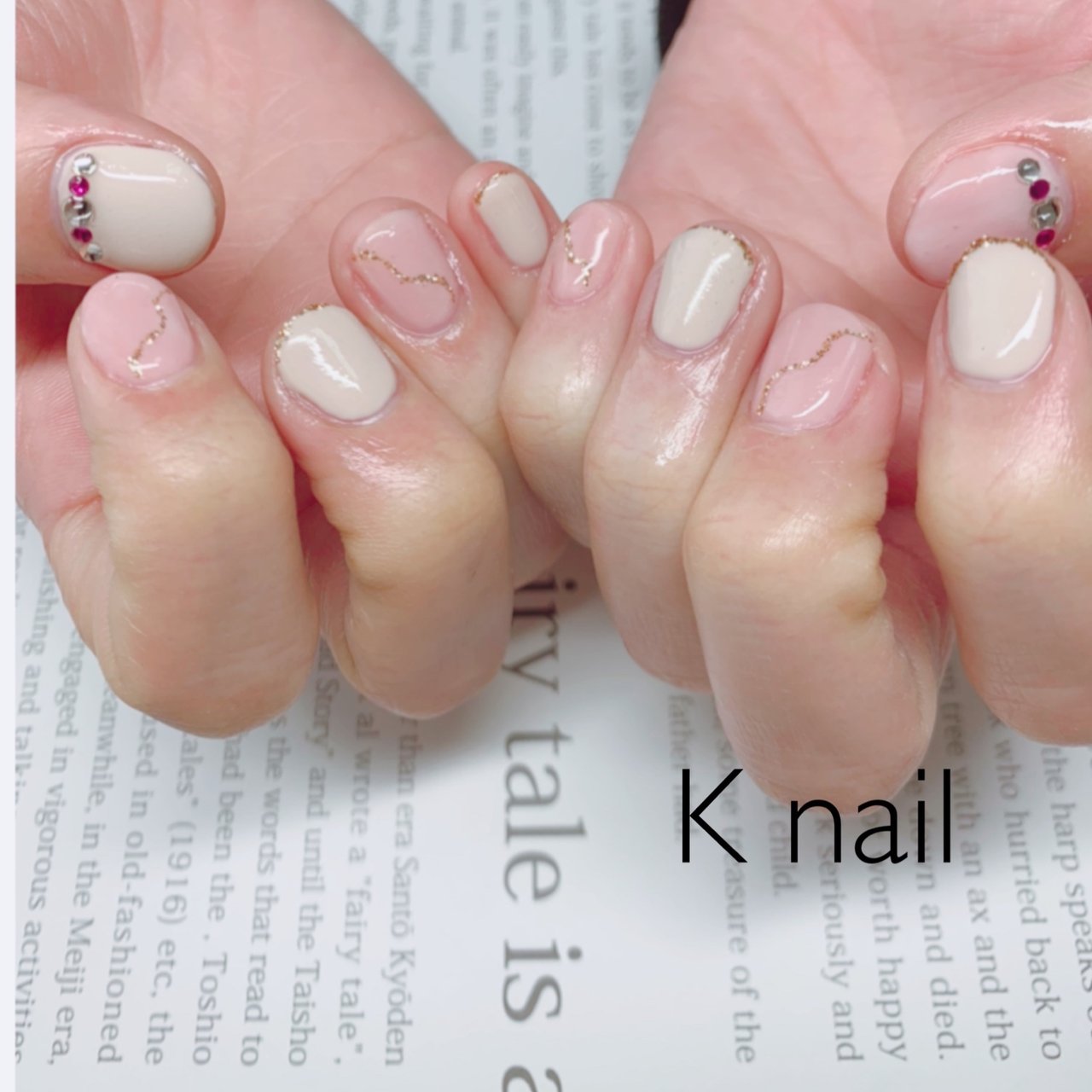 冬 オールシーズン オフィス ハンド シンプル K Nail Kaoriのネイルデザイン No 5034562 ネイルブック