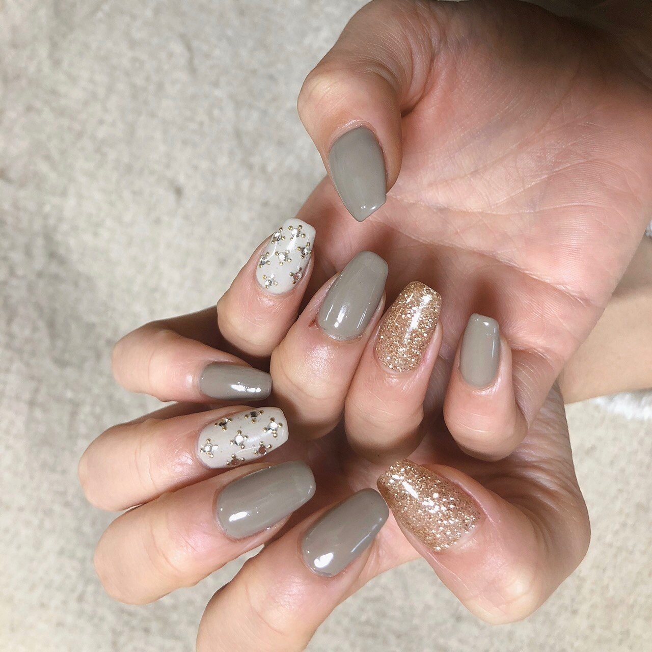 秋 冬 オールシーズン ハンド シンプル Nailsalonlilyのネイルデザイン No ネイルブック