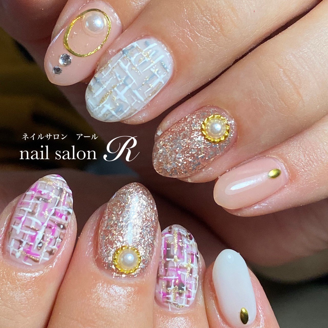 冬 オフィス デート 女子会 ハンド Nailsalon R 大垣店のネイルデザイン No ネイルブック