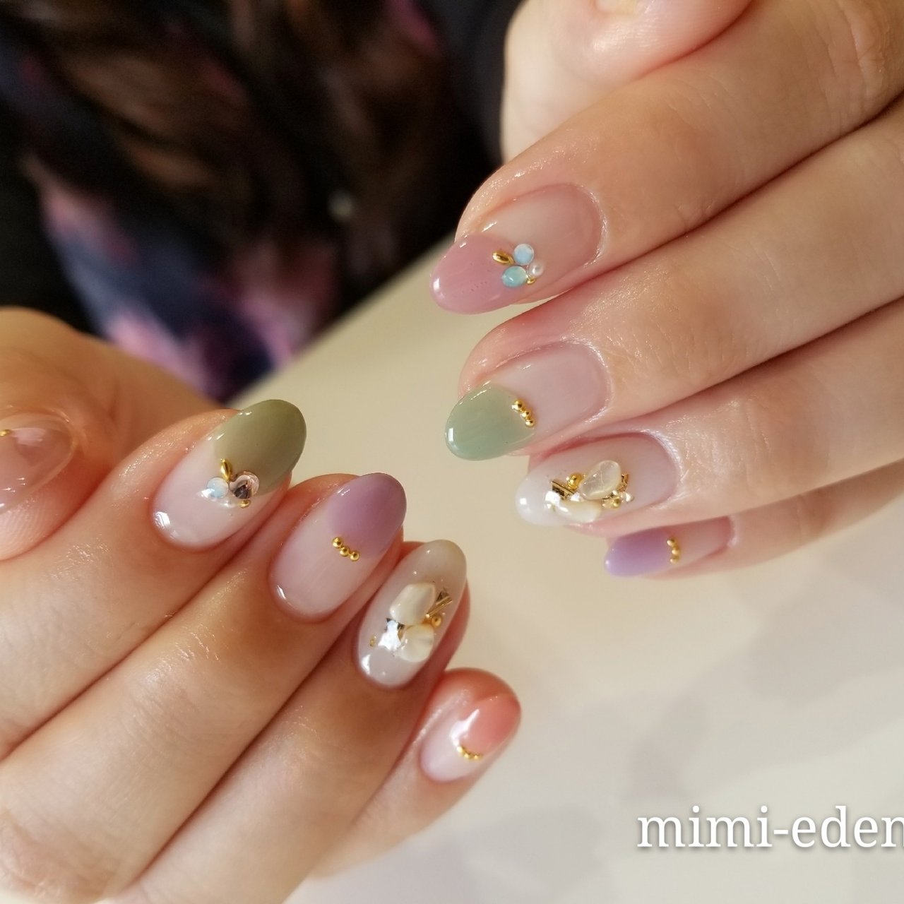 春 卒業式 入学式 デート ハンド Nail Mimiedenのネイルデザイン No ネイルブック