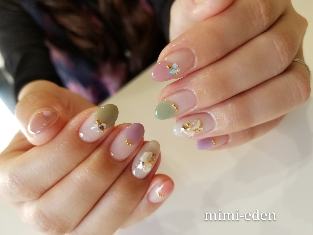 春 卒業式 入学式 デート ハンド Nail Mimiedenのネイルデザイン No ネイルブック