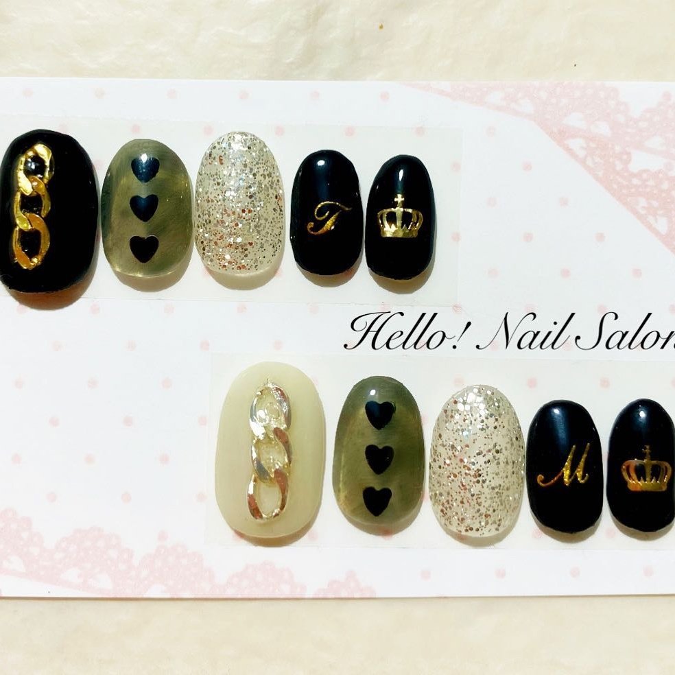 オールシーズン バレンタイン ライブ 女子会 ハンド Hello Nail Salonのネイルデザイン No ネイルブック