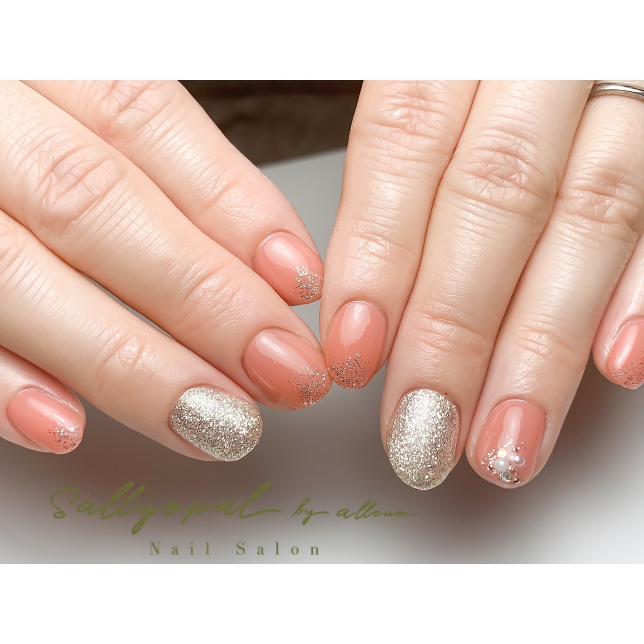 春 卒業式 入学式 デート ハンド Sallyopal By Alleumのネイルデザイン No ネイルブック