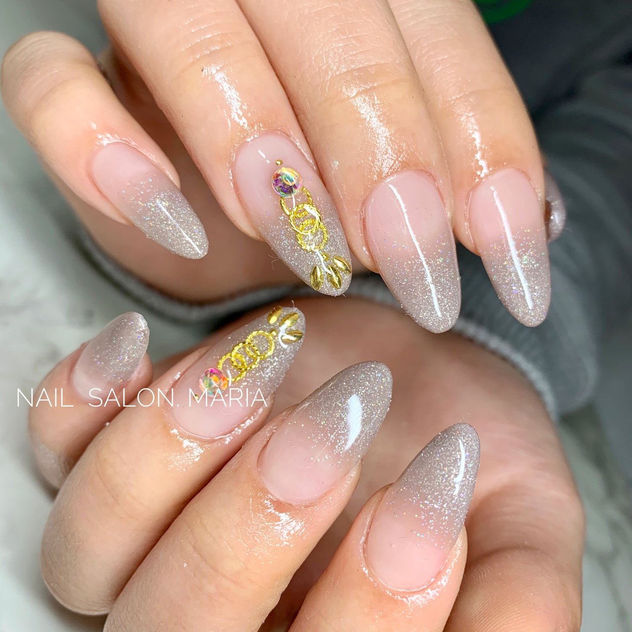 春 オールシーズン バレンタイン オフィス シンプル Nail Salon Mariaのネイルデザイン No ネイルブック