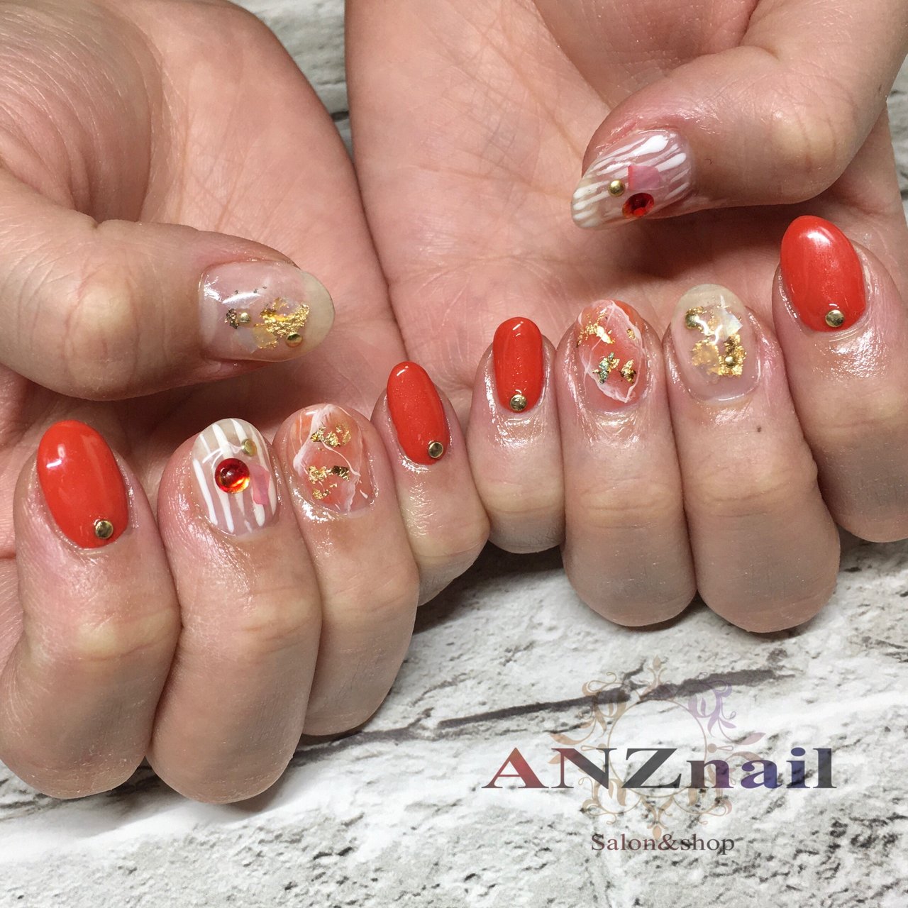 冬 バレンタイン パーティー ハンド シェル Anznail 旭川市ネイルサロン ネイリストあんず のネイルデザイン No ネイル ブック