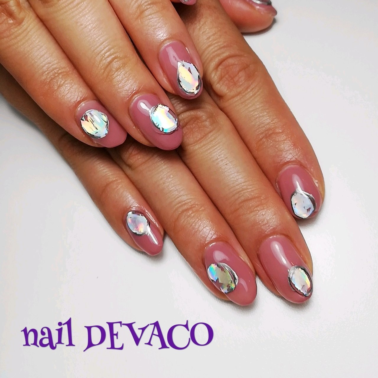 オールシーズン オフィス ハンド シンプル ホイル 999naildevacoのネイルデザイン No ネイルブック