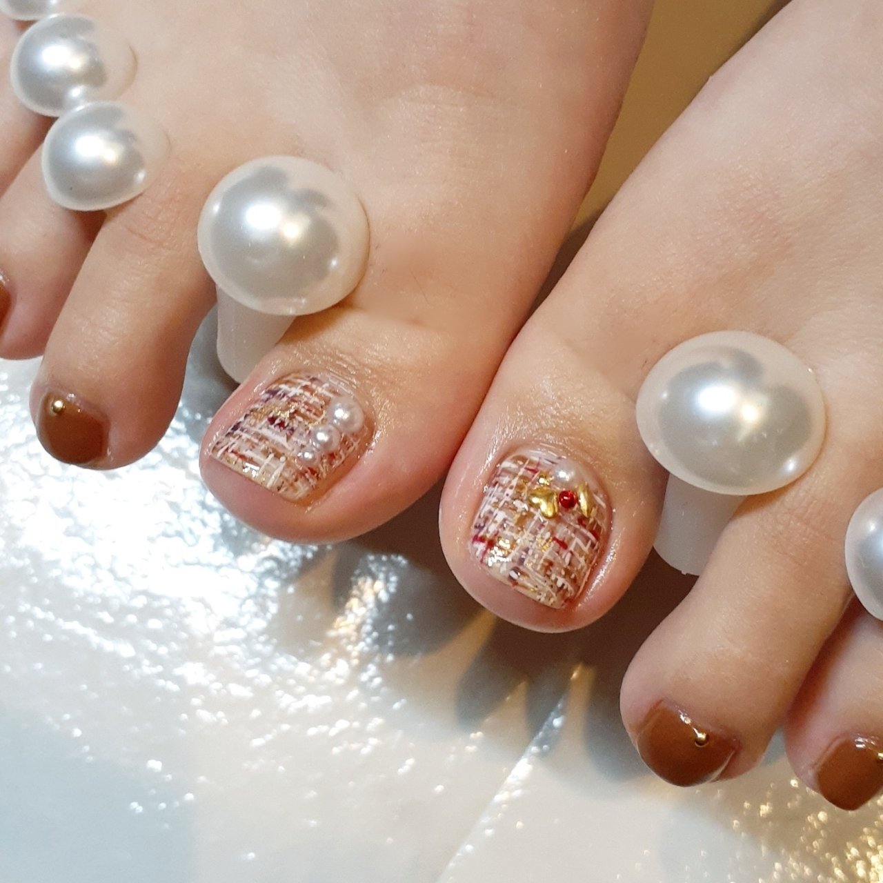 秋 冬 バレンタイン オフィス フット Private Salon N のネイルデザイン No ネイルブック