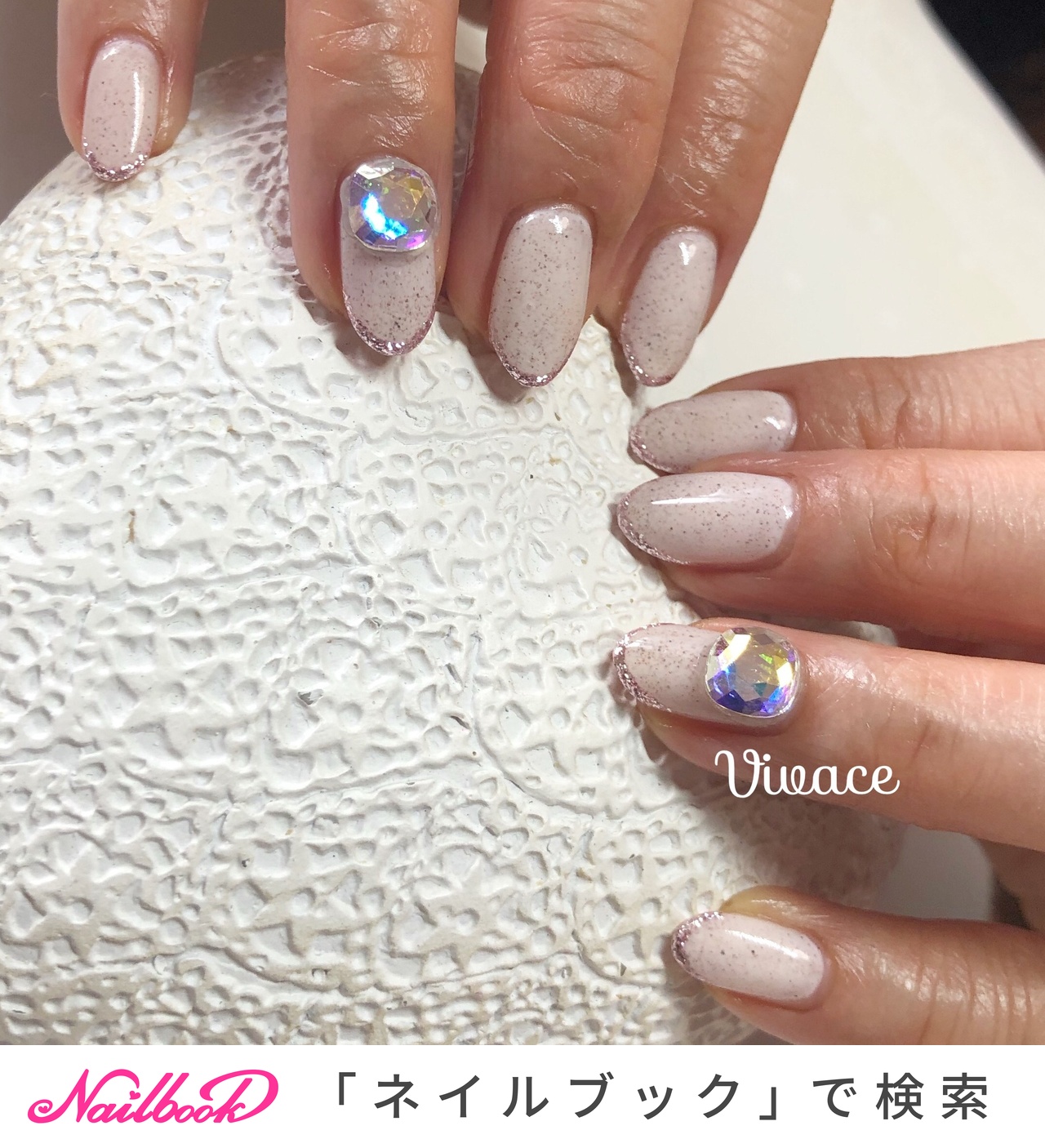 オールシーズン/パーティー/女子会/ハンド/フレンチ - vivaceのネイルデザイン[No.5051040]｜ネイルブック
