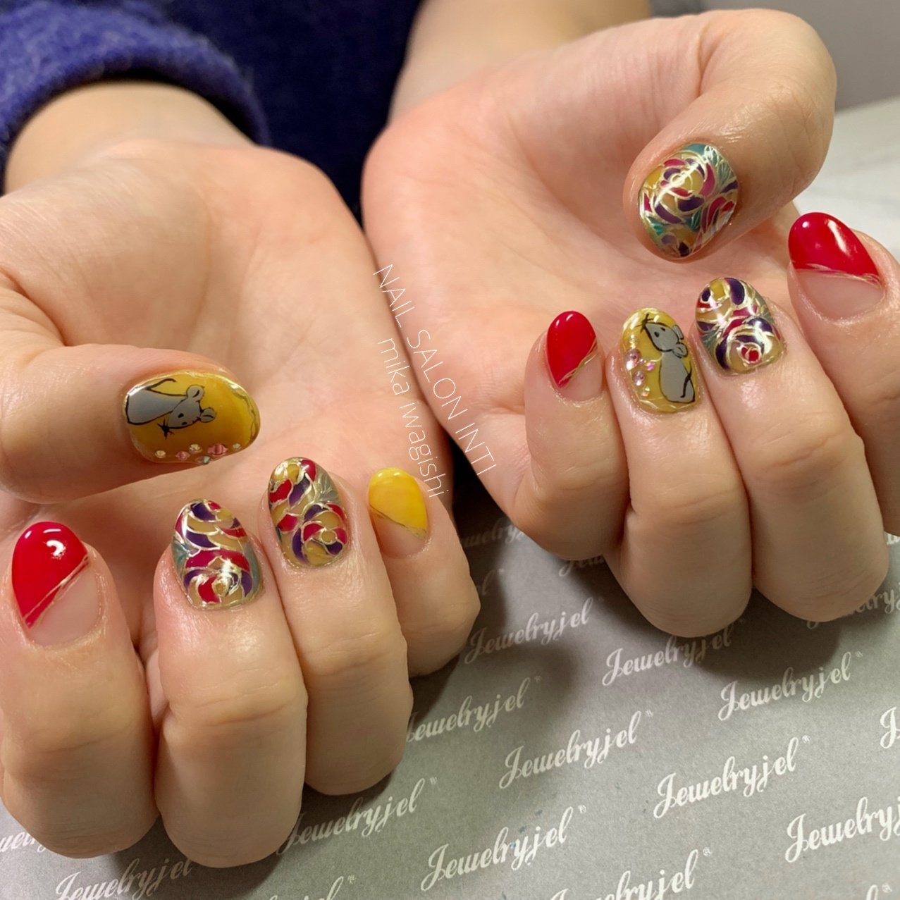 秋 冬 オールシーズン お正月 ハンド Nailsalon Inti 岩岸美華 のネイルデザイン No ネイルブック