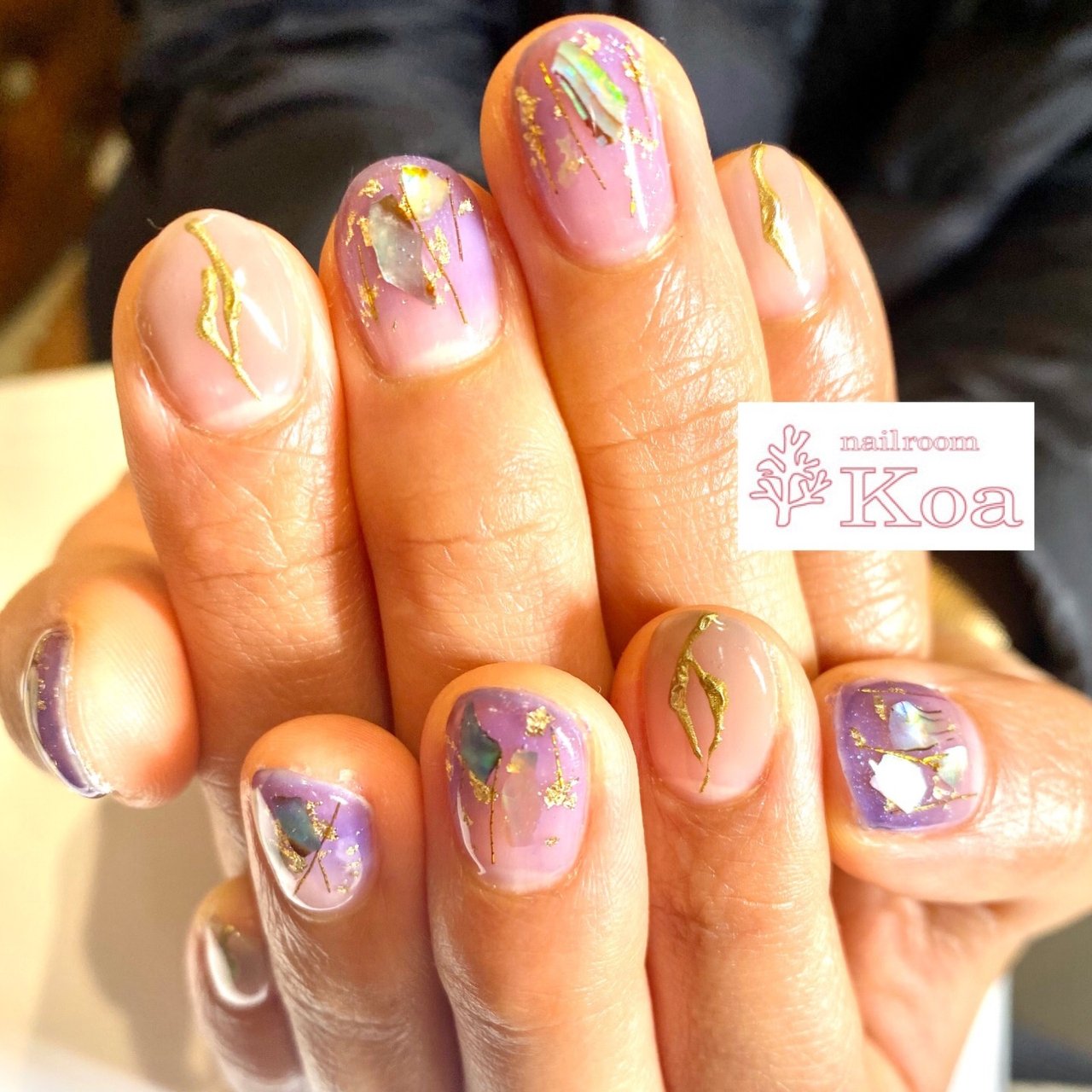 冬 ハンド グラデーション ショート ベージュ Nailroom Koaのネイルデザイン No ネイルブック