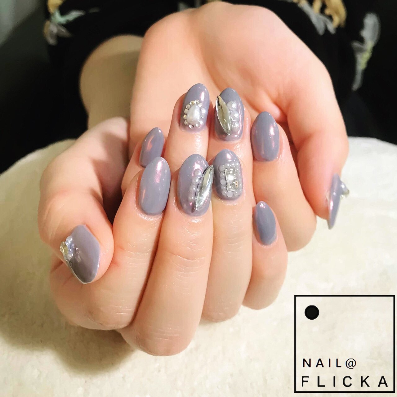 冬 オールシーズン パーティー 女子会 ハンド Nail Flicka Sapporoのネイルデザイン No ネイルブック