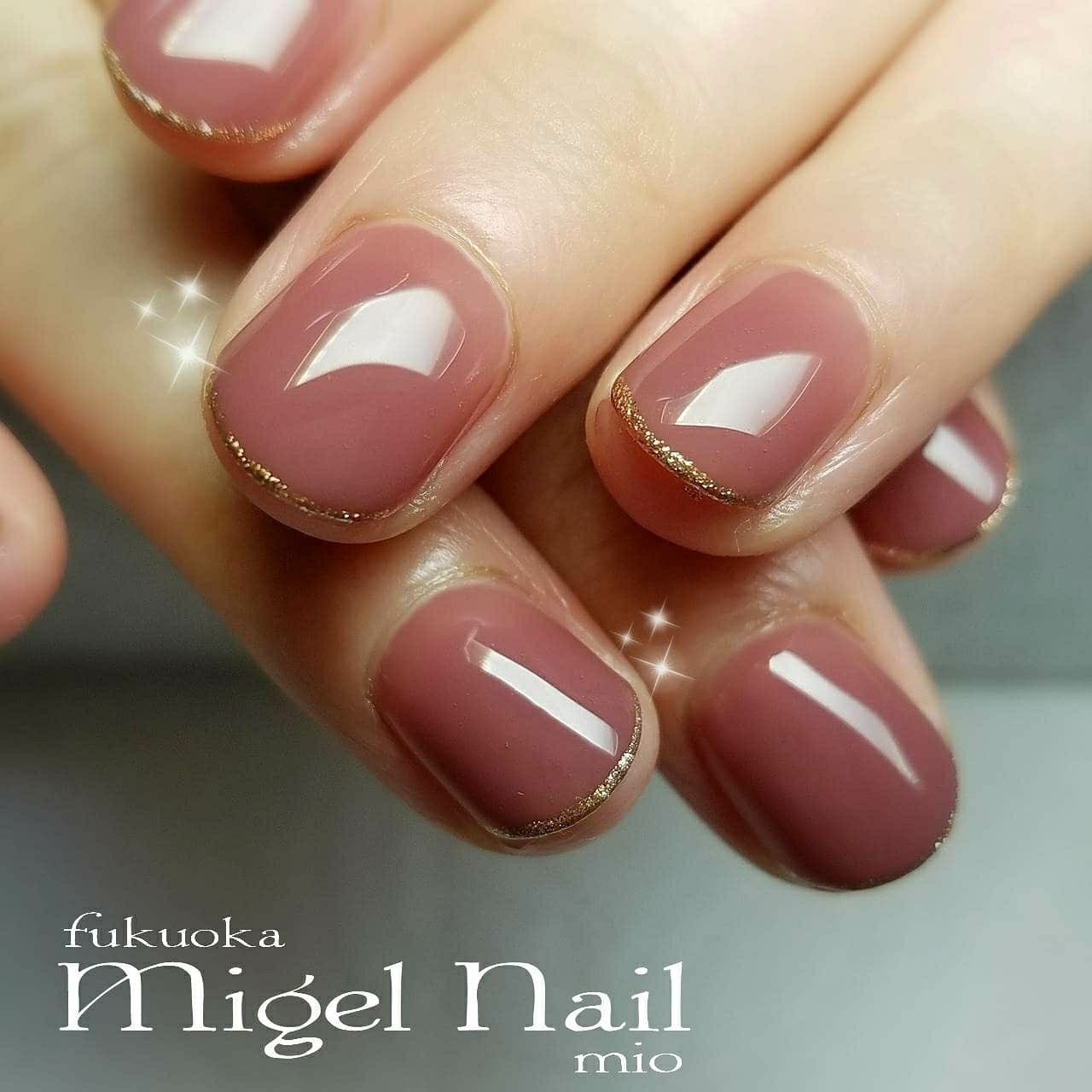 秋 冬 オフィス パーティー ハンド Migel Nailのネイルデザイン No 5055128 ネイルブック