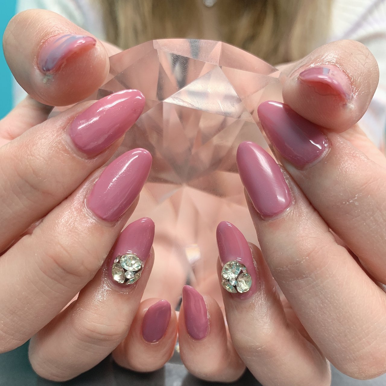 ハンド ワンカラー ピンク ジェル お客様 Maottyのネイルデザイン No ネイルブック