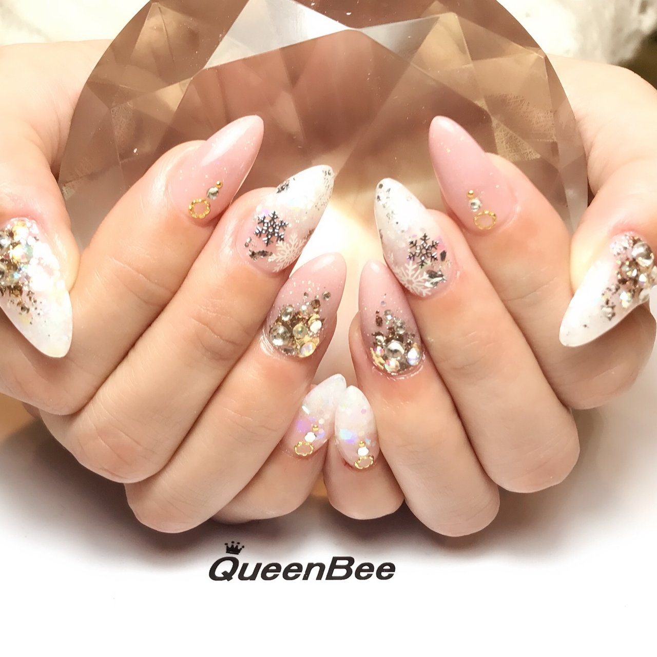 冬 バレンタイン クリスマス デート ハンド Yuukaのネイルデザイン No ネイルブック