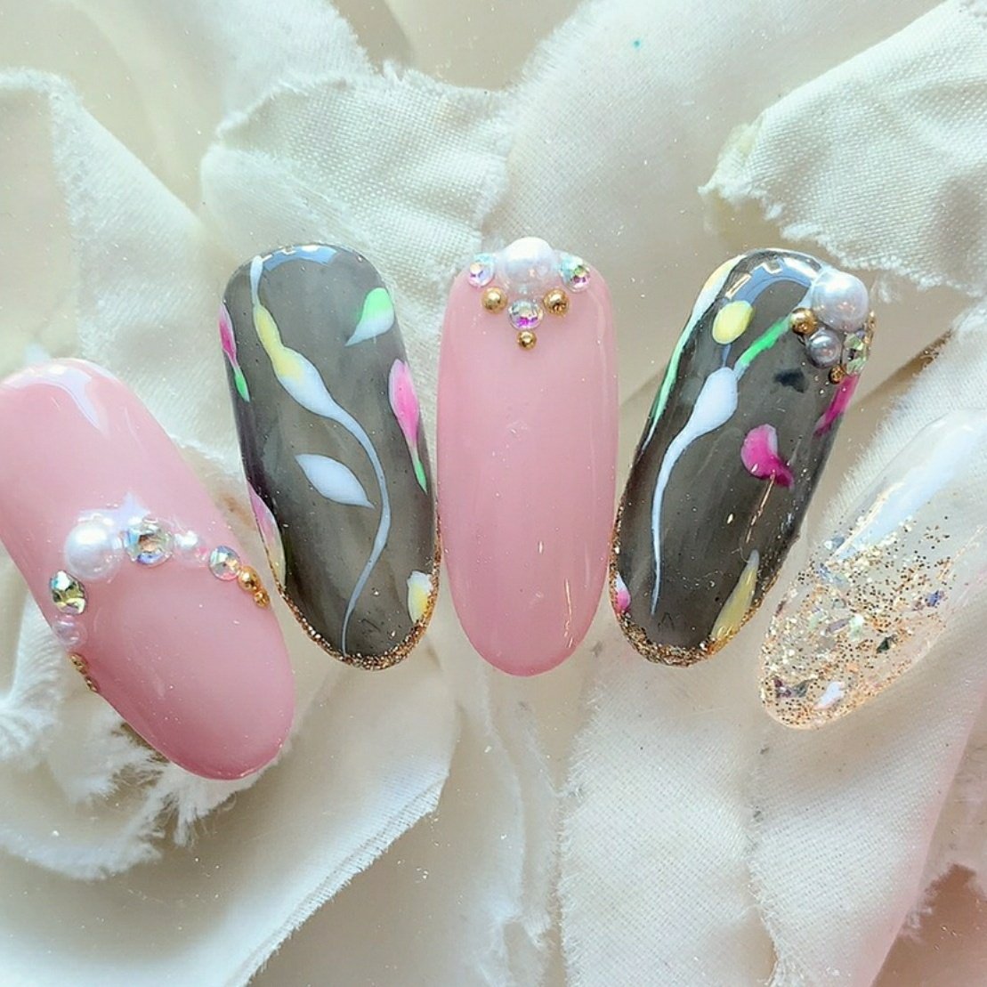 春 オールシーズン 卒業式 入学式 ハンド Miminail代官山店のネイルデザイン No ネイルブック