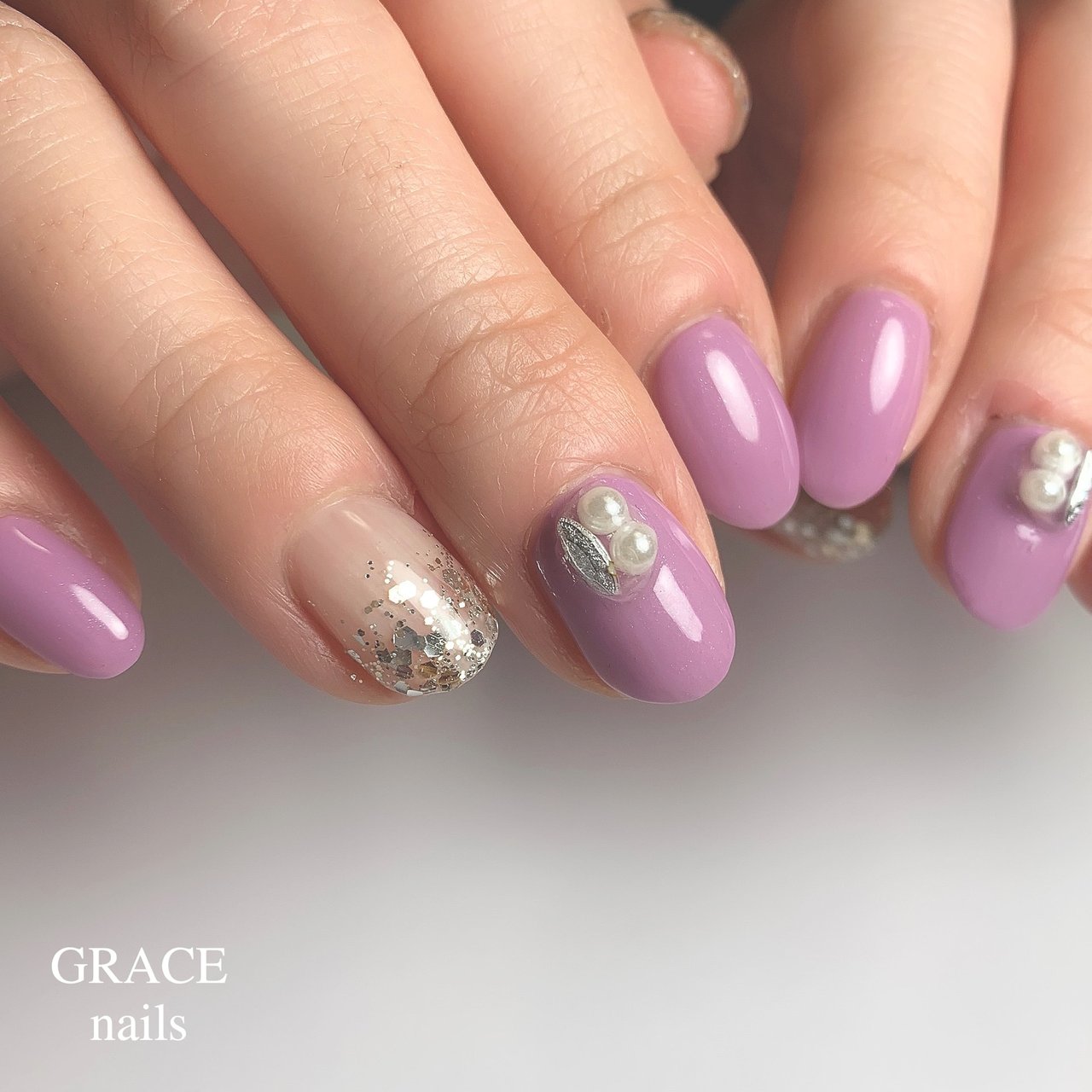 オールシーズン デート 女子会 ハンド シンプル Grace Nails のネイルデザイン No ネイルブック