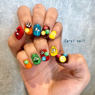 おすすめ順｜#M&MSのネイルデザイン｜ネイルブック