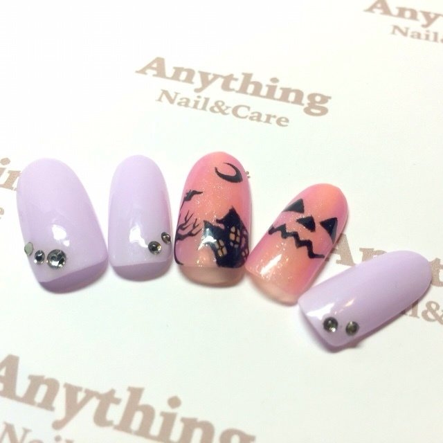 秋 ハロウィン オフィス パーティー デート 森脇しおり Anythingnail Careのネイルデザイン No ネイルブック