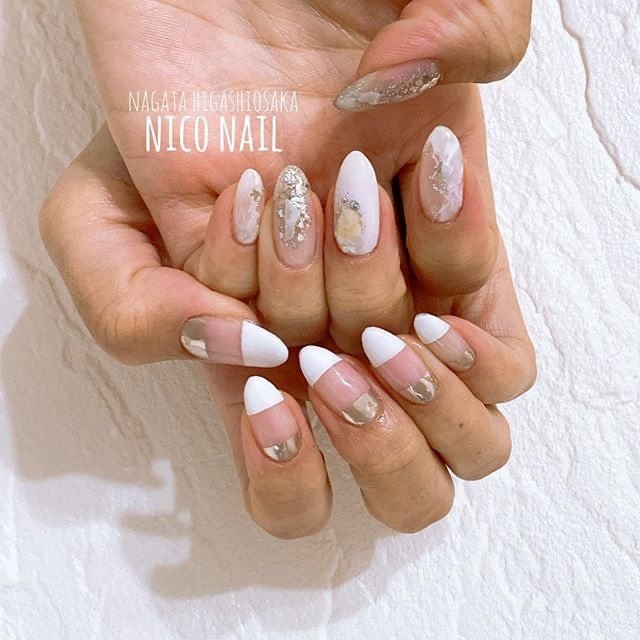 夏 冬 オールシーズン バレンタイン ニュアンス Niconailのネイルデザイン No ネイルブック