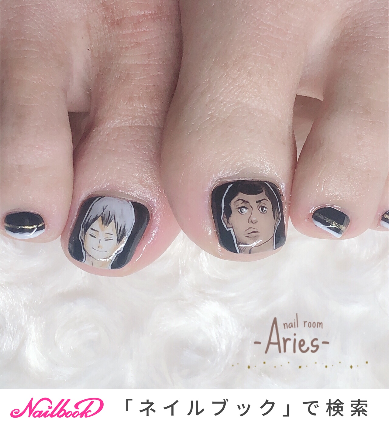 オールシーズン ライブ パーティー 女子会 フット Nail Room Aries ﾈｲﾙﾙｰﾑｴﾘｰｽﾞmaiのネイル デザイン No ネイルブック