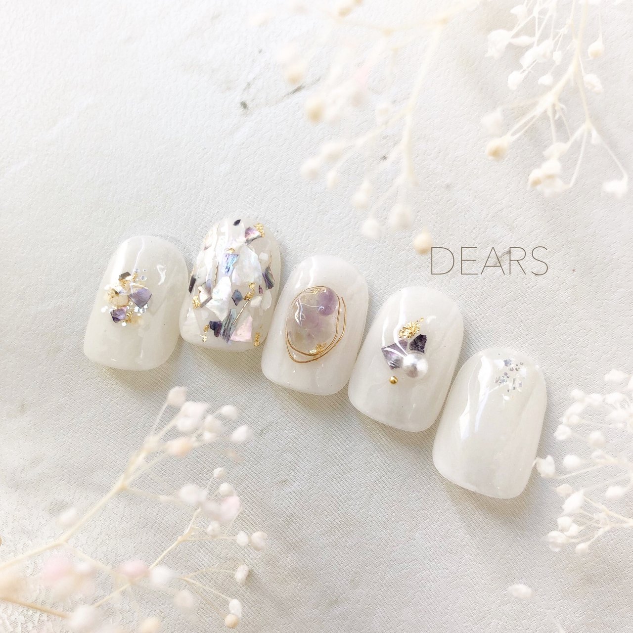 ブライダル パーティー デート 女子会 ハンド Dears Shinjukuのネイルデザイン No ネイルブック