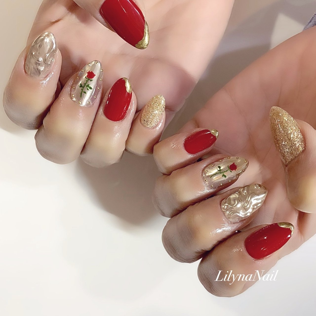 春 冬 デート 女子会 ハンド Nailsalon Lilynaのネイルデザイン No ネイルブック