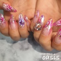 月下美人のネイルデザイン ネイルブック